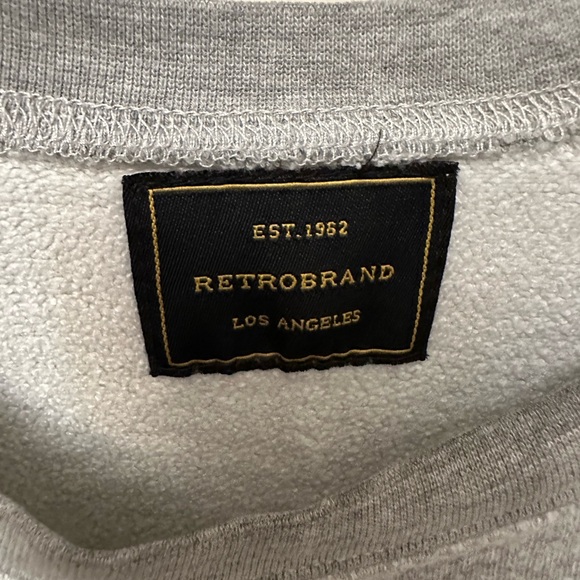 Free People Copenhagen Classic Crew Sweatshirt; distressed style; gently used - Picture 3 of 3